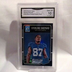 Sterling Shepard # 194 Rated Rookie GMA 10